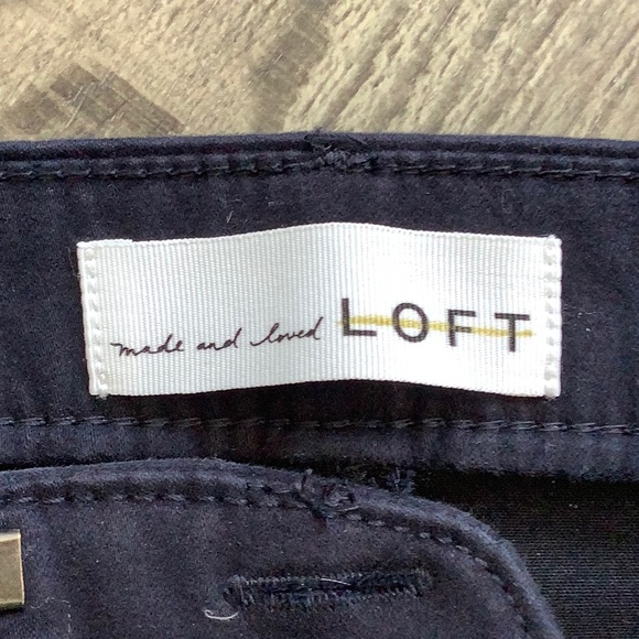 Women’s Navy LOFT Pants Size 10p - Picture 7 of 10